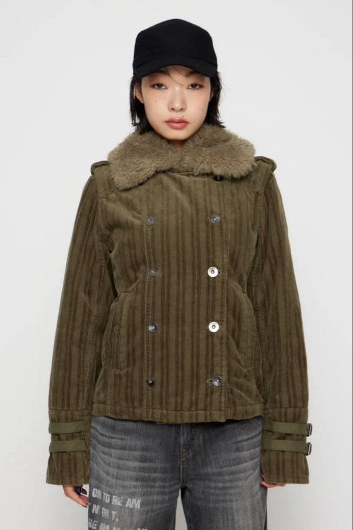 LAGUAGEM CORDUROY BOA ジャケット KHA
