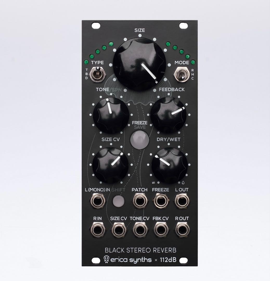 鍵盤楽器 erica synths BLACK STEREO REVERB