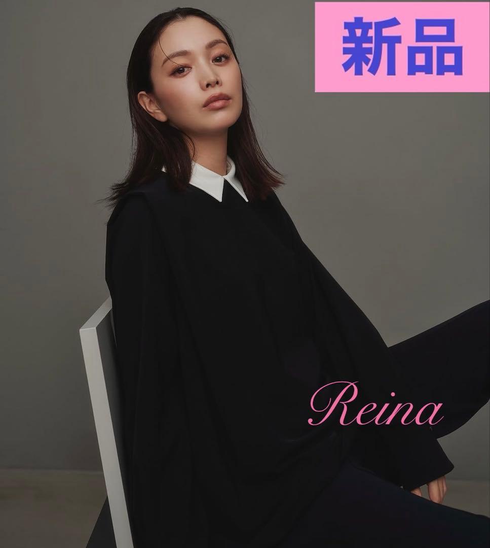 新品タグ付✨＜川上桃子さんコラボ＞衿付きブラウス カデュネ 蛯原友里