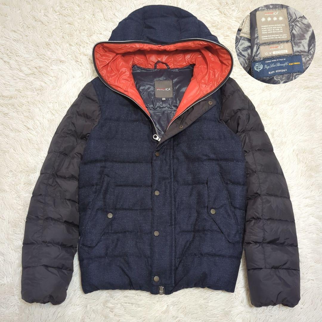 希少 デュベティカ ロロピアーナ MORGES ダウンジャケット レザー 切替