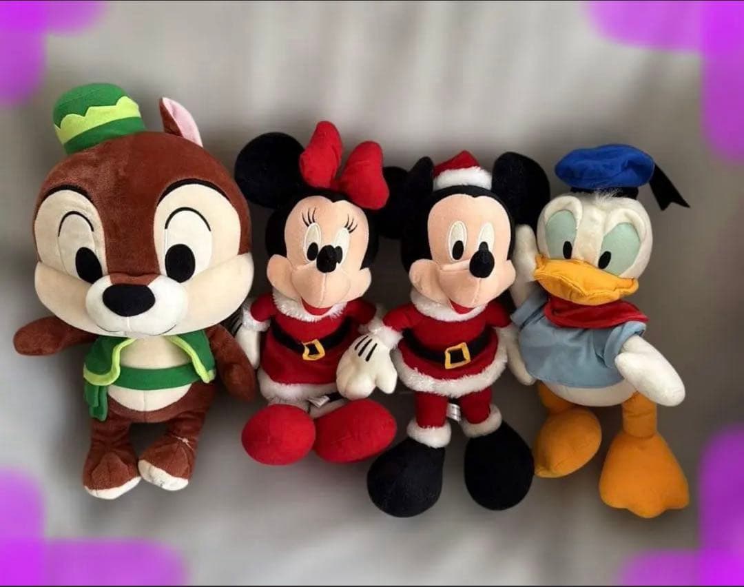 希少】SEGAミッキー ミニークリスマスぬいぐるみサンタディズニー