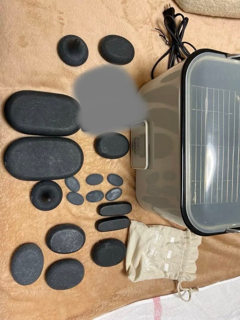 エステ用品/ホットストーン スチーマー 付