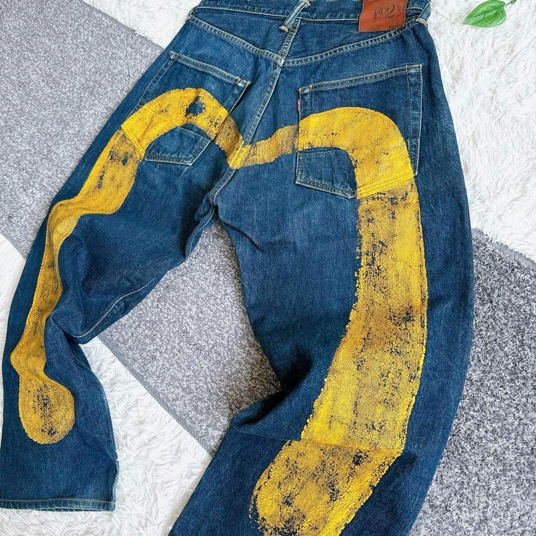 EVISU エヴィス 大黒 ジーンズ ビックカモメ イエローカモメ W34