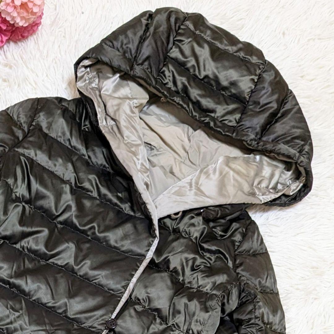 エスマックスマーラ ダウンコート ファー ベルト リバーシブ