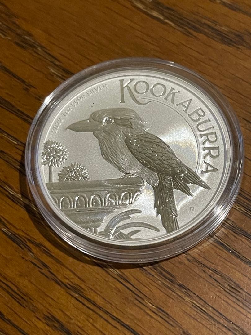 オーストリア　カワセミ　クッカバラ　1オンス　銀貨