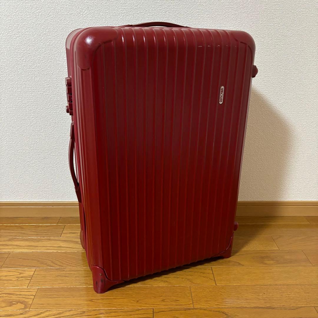 美品　RIMOWA リモワ　サルサ　レッド　キャリーケース　63L 2輪