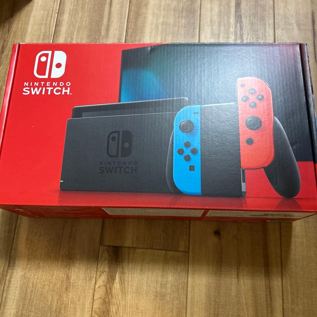 Nintendo Switch 本体 青・赤 Joy-Con付き Switch】 ☆ニンテンドースイッチ本体 Joy-Con(L) ネオンブルー/(R