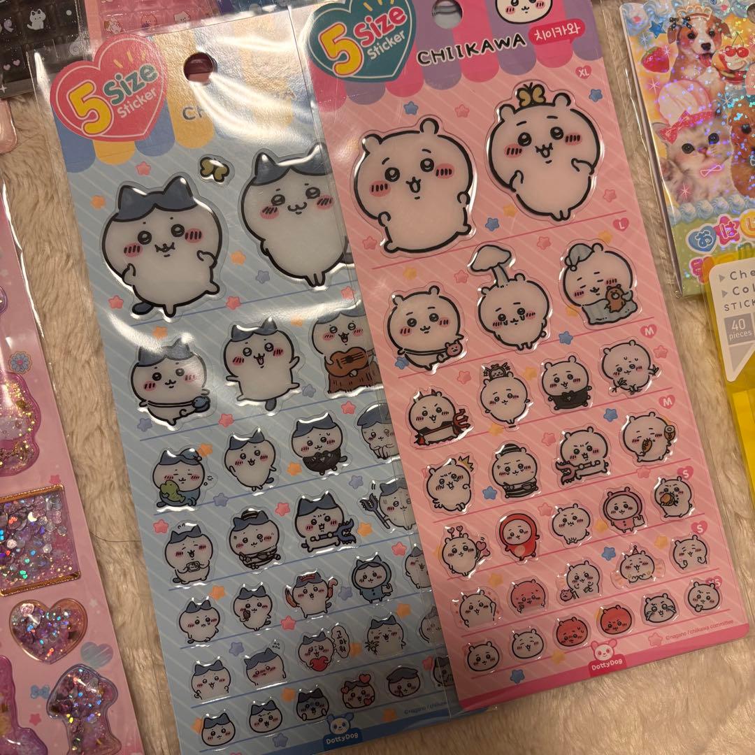 ボンボンドロップシール 肉球 タイル マシュマロ シール帳 シール交換