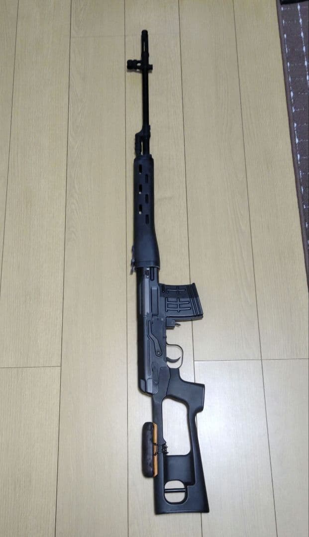 ドラグノフエアーコッキング SVDドラグノフ フルメタル エアーコッキング (フェイクウッド