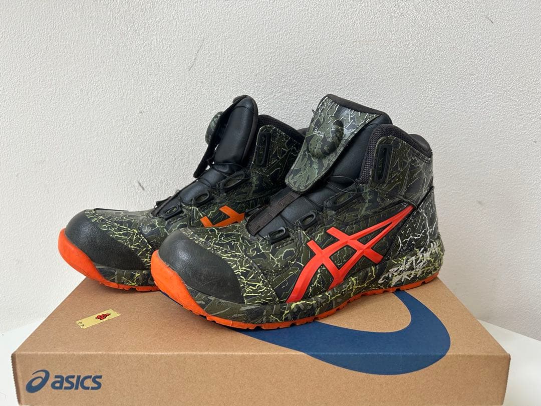 くまさん　ハイカット安全靴　25センチ　CP304 限定カラー！！