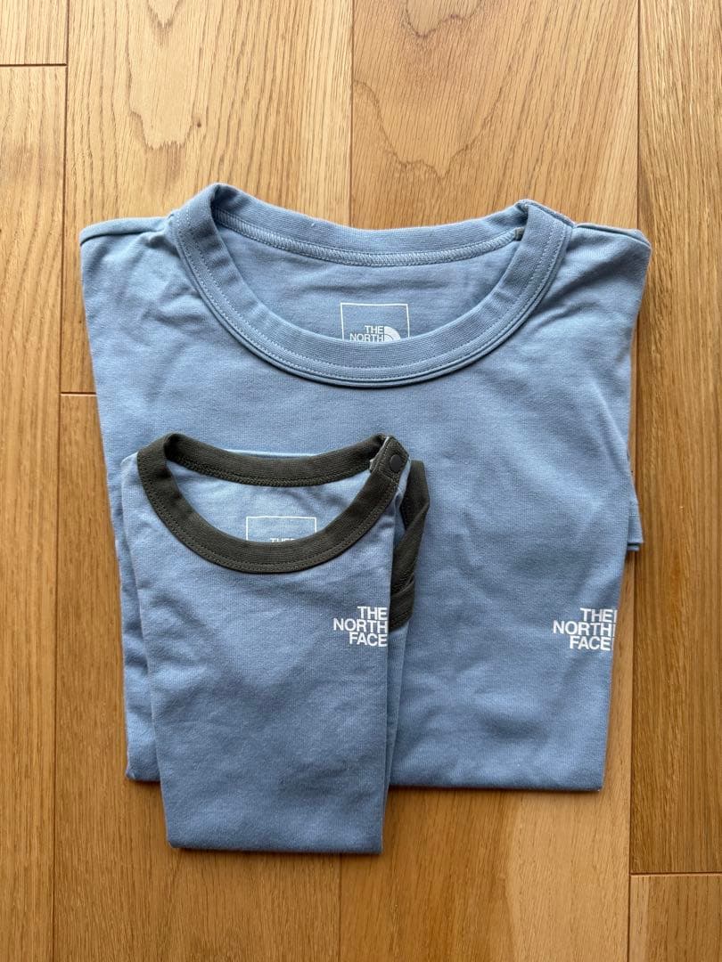 新品未使用 ノースフェイス ショートスリーブティー＆ベビーロンパース