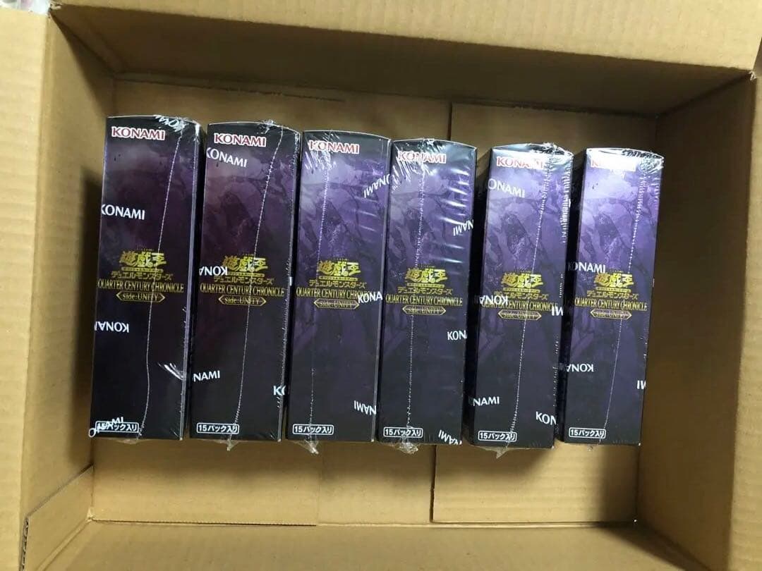 遊戯王　unity シュリンク付き 6box