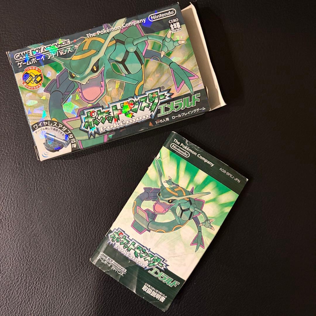 空箱＋説明書のみ】ポケモン ルビー・サファイア・エメラルド・ピン