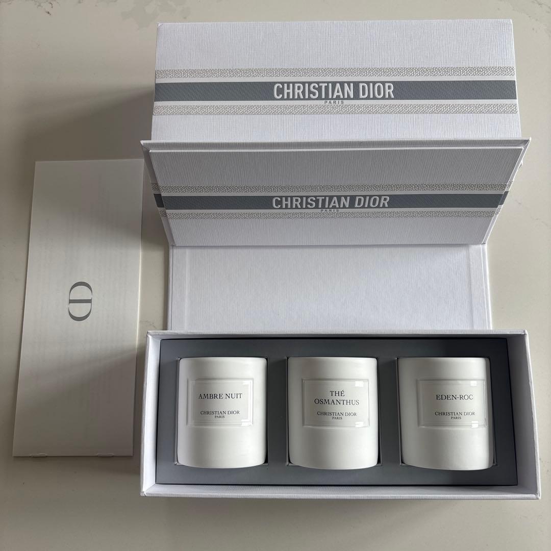 メゾン クリスチャン ディオール キャンドル コレクション メゾン クリスチャン ディオールからラグジュアリー サイズの