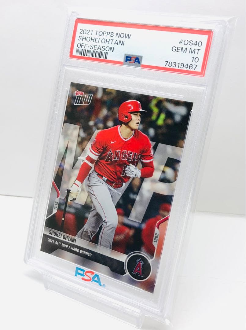 PSA10】大谷翔平 2021 Topps MVP 受賞 #OS40 鑑定済 - メルカリ