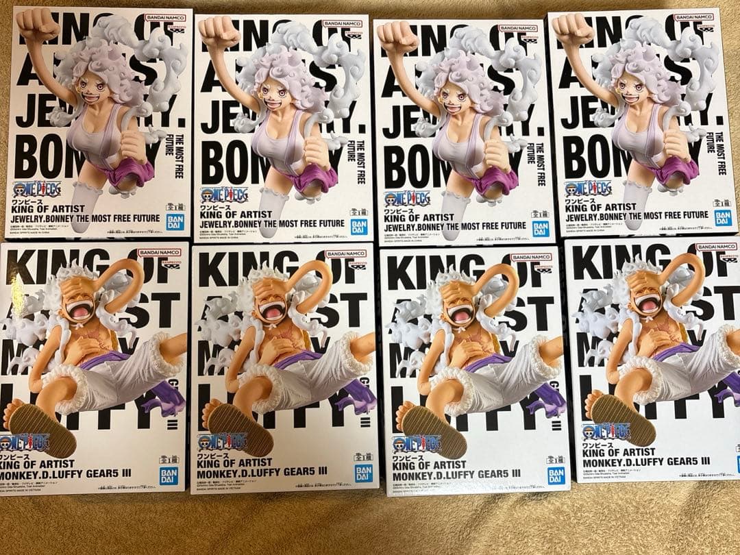 ワンピース KING OF ARTIST ルフィ　ニカ　ボニー　フィギュア