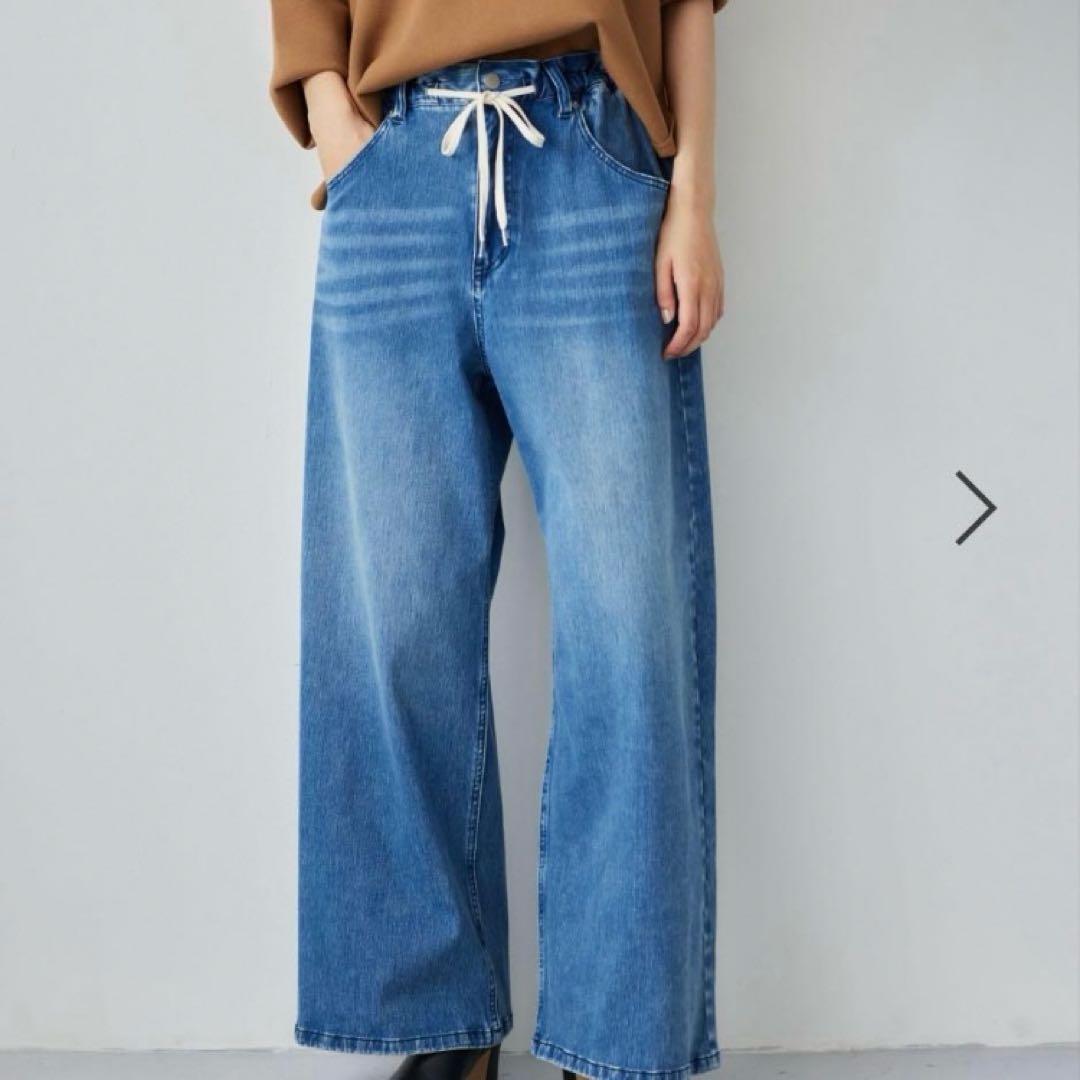 BARNYARDSTORM バンヤードストームドロストワイドカットデニム1サイズ