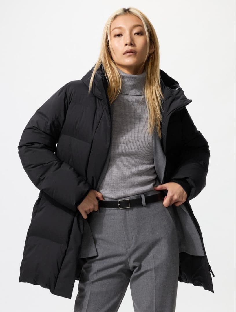 UNIQLO 新品未開封 ユニクロ シームレスダウンショートコート ブラック S ユニクロ（UNIQLO） ストレッチシームレスダウンショートコート L 黒