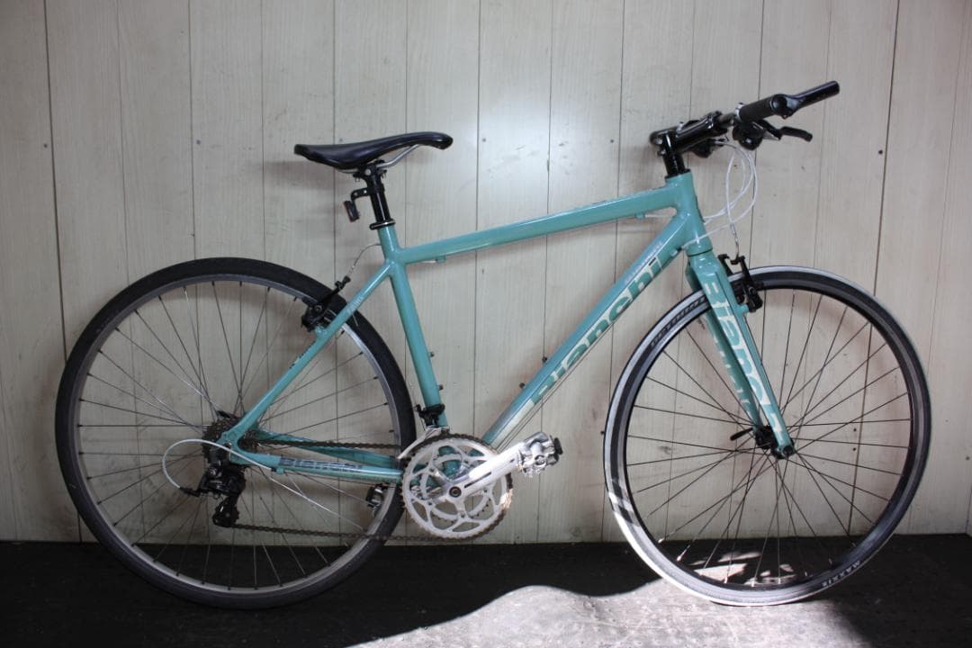 サ*き様 bianchiビアンキ ROMAII 700C 2X8S 500mmク BIANCHI ( ビアンキ ) クロスバイク ROMA 2 ( ローマ2 ) ブラック