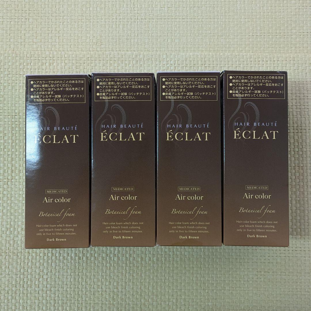 【未開封】ヘアボーテ　エクラ　ボタニカル　エアカラー　フォーム　4個