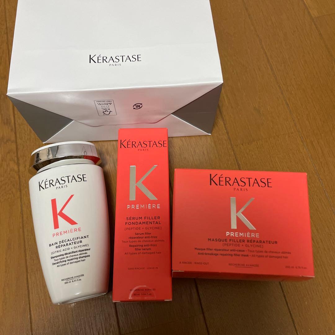 ケラスターゼ プルミエール　シャンプー、ヘアトリートメント　3点セット ケラスターゼ プルミエール シャンプー＆トリートメントセット - メルカリ