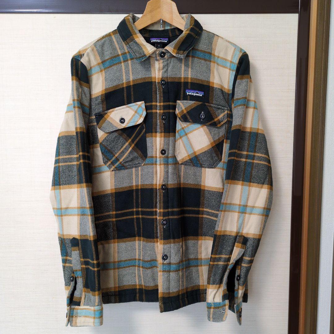 美品 パタゴニア インサレーテッド・フィヨルド・フランネル・ジャケット メンズ