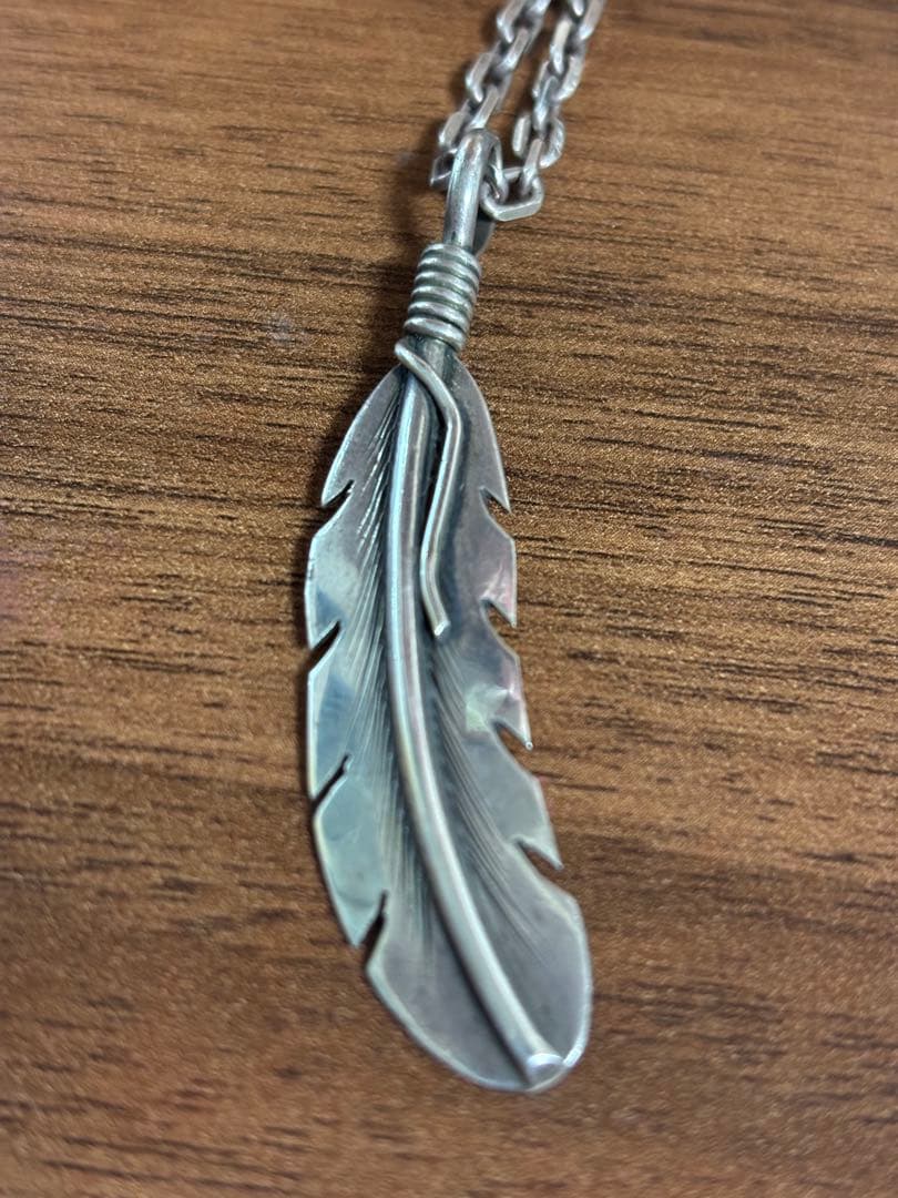 NAVAJO ハーヴィーメイス フェザーネックレス