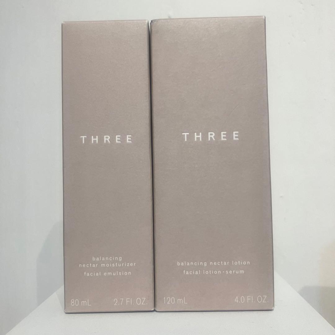 新品未開封✴︎THREE バランシングネクター化粧水・乳液 2点セット