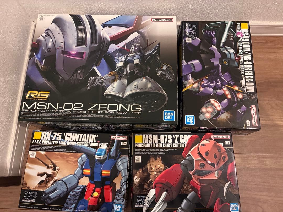 ガンプラまとめ売り　積みプラ　RGジオングHGドム　ズゴック　ガンタンク