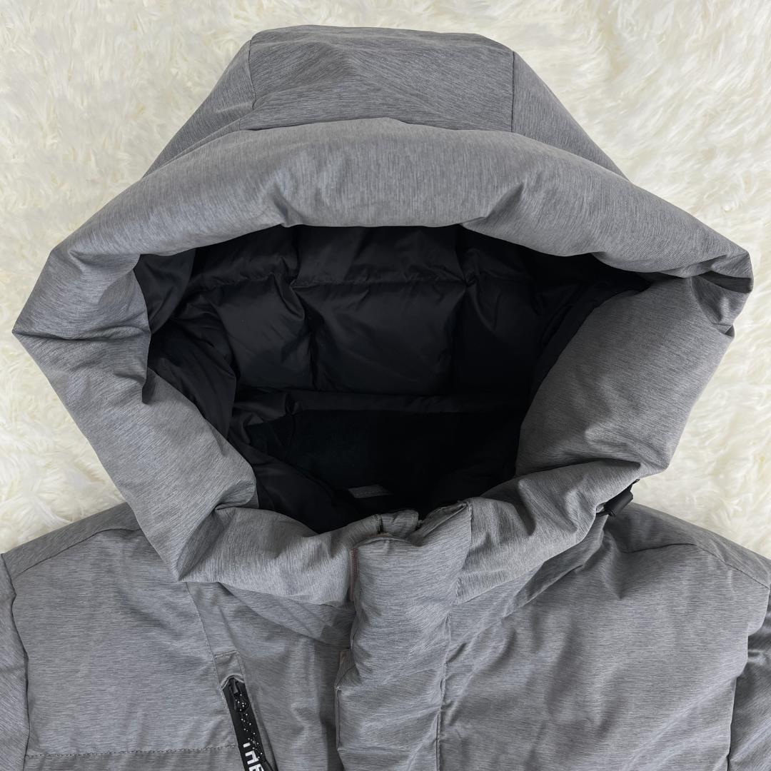 《美品》ザノースフェイス ロングダウンコート レディース グレー XL