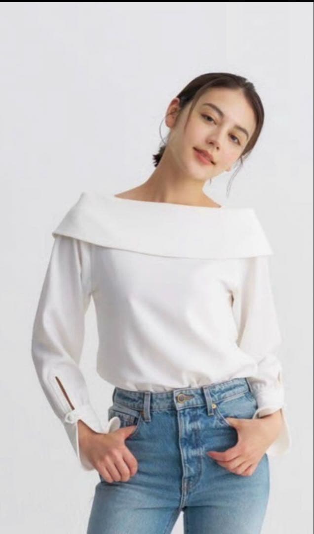 トップス elu. Aurora blouse Black