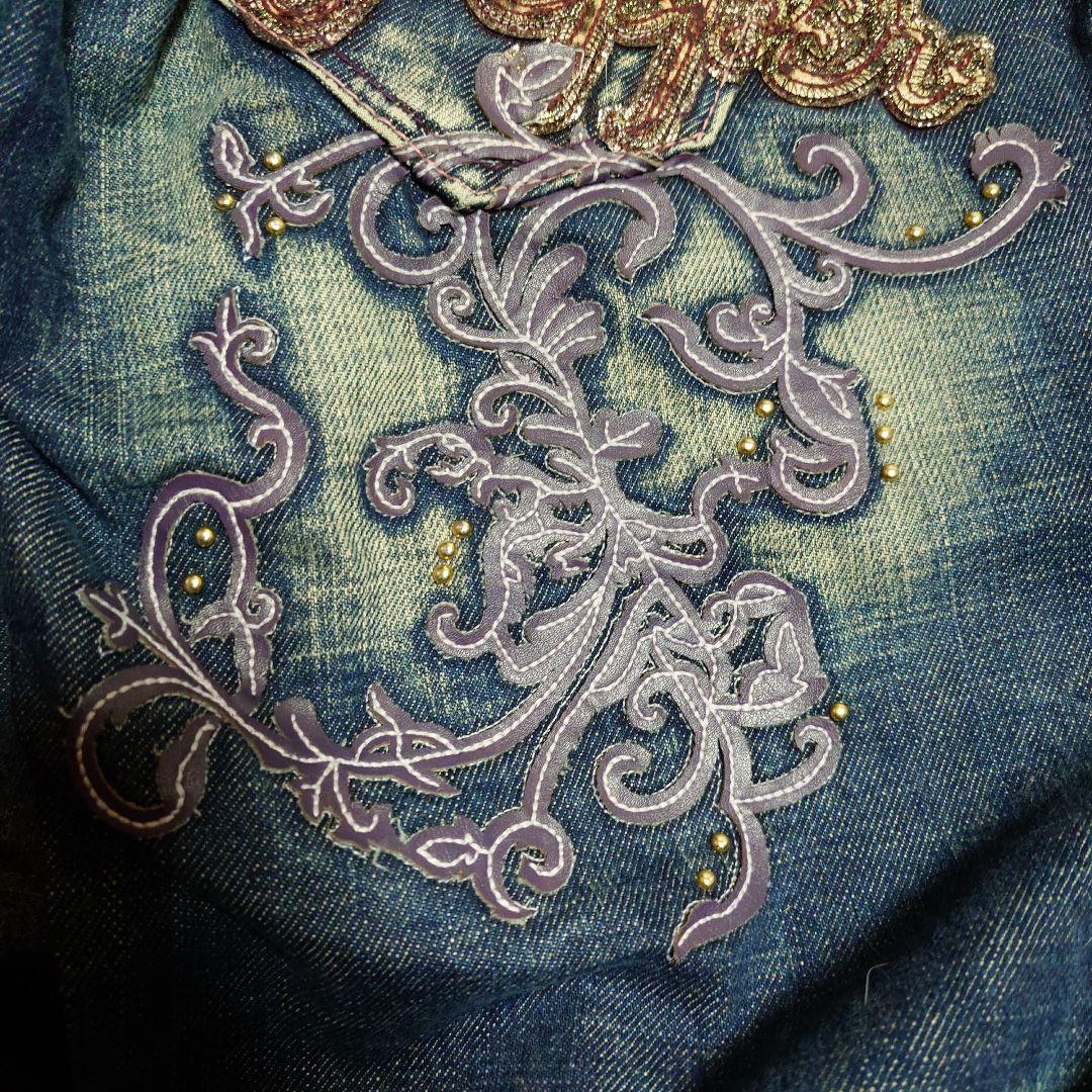 REDPEPPER ブーツカット デニム y2k 豹柄 新品同様！超希少 27