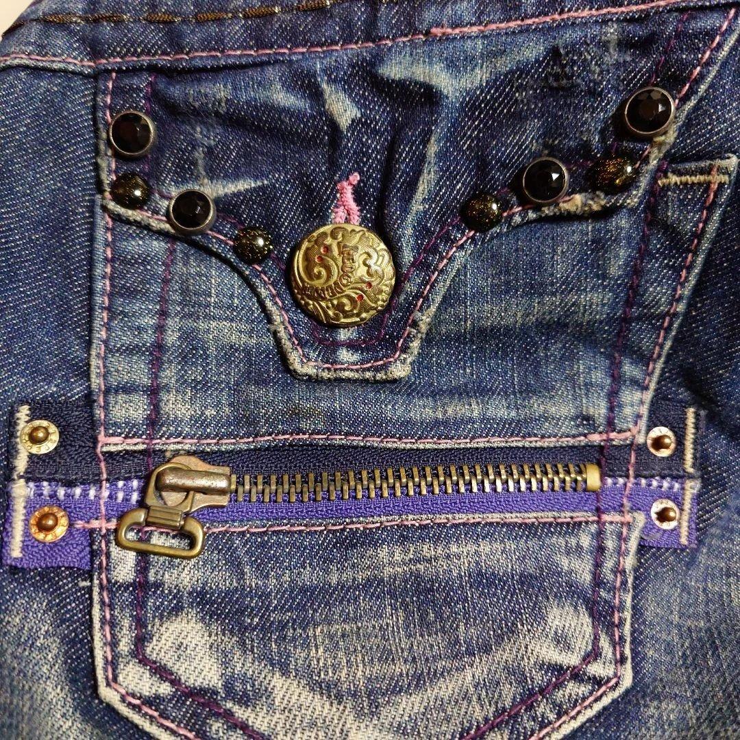 REDPEPPER ブーツカット デニム y2k 豹柄 新品同様！超希少 27