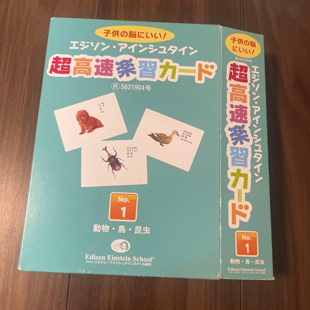 エジソン・アインシュタイン 高速学習カード No.1〜No.16 全16冊