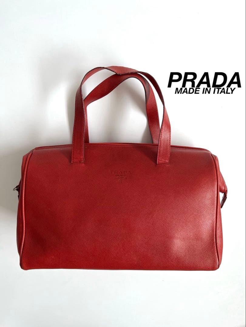 バッグ PRADA SAFFIANO LEATHER MINI BOSTON BAG