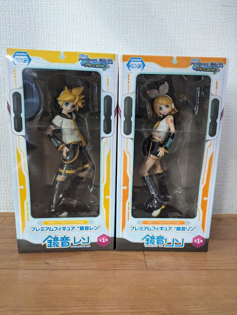 鏡音レン　鏡音リン　Project DIVA プレミアムフィギュア　２種
