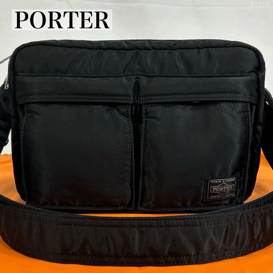 【未使用級/現行】ポーター タンカー 吉田カバン ショルダーバッグ ナイロン 黒