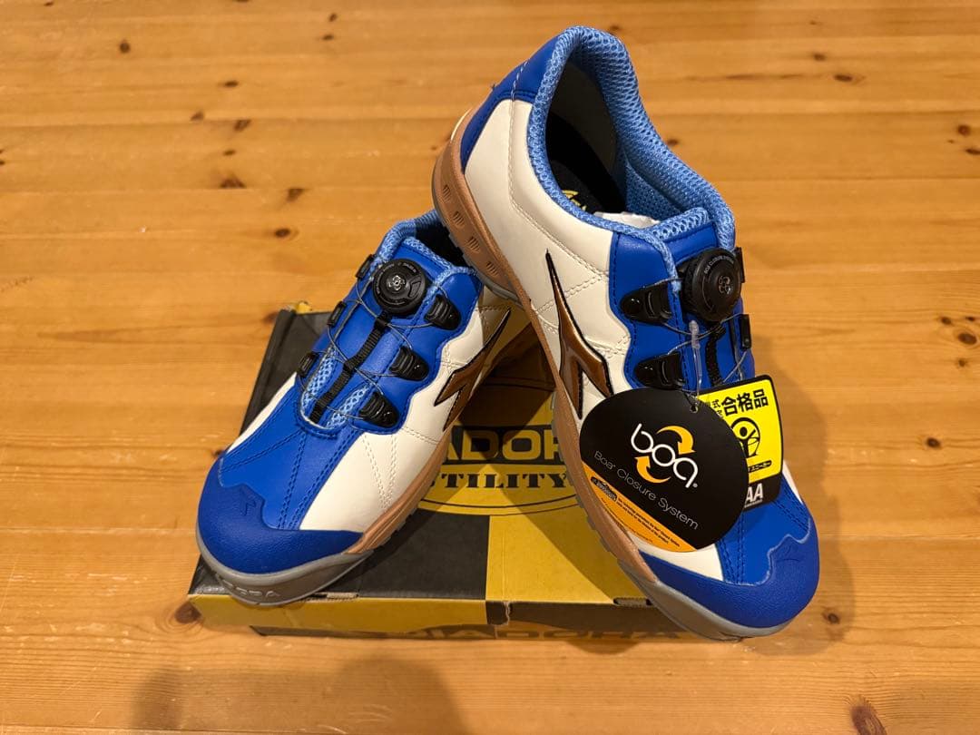 ★限定モデル★ ディアドラ GE-419 安全靴 26.5cm 青/白/金