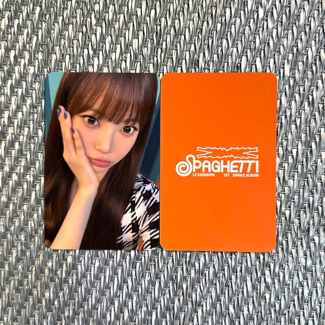 LE SSERAFIM Spaghetti ウンチェ ktown4u トレカ - メルカリ