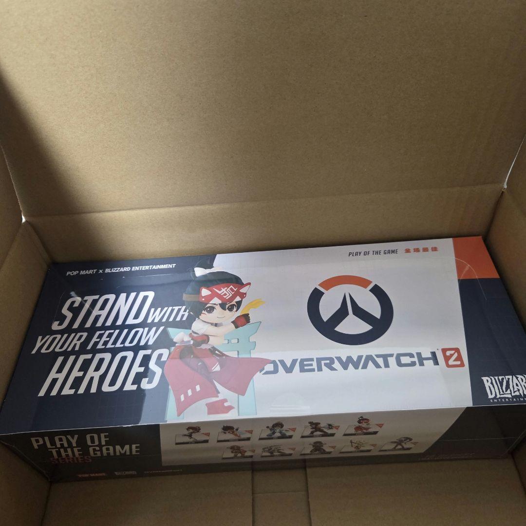 【未開封】POP MART OVERWATCH アソートボックス（10個入） Pop Mart Overwatch Play of the Game Series Blind Box Figure Toy