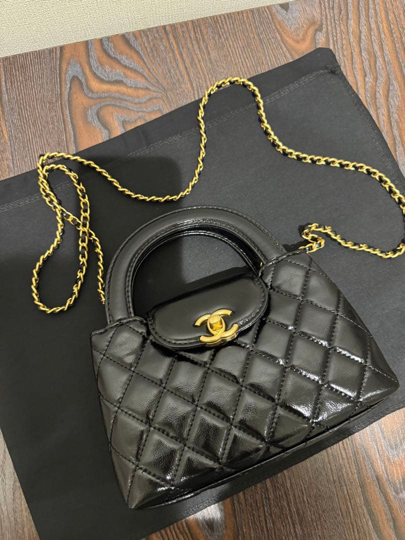 CHANEL ノベルティ ブラック キルティング バッグ ショルダーバッグ