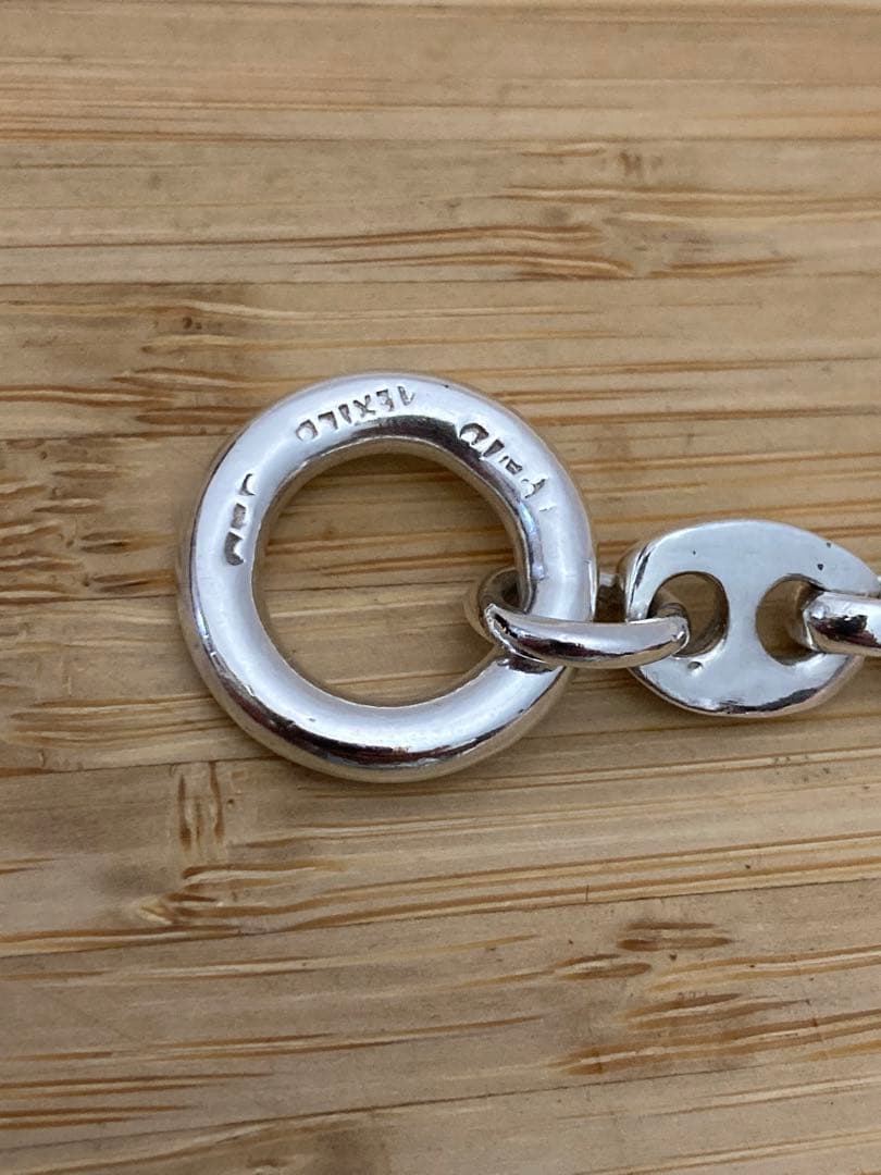 Mexico製 silver 925 豚鼻 アンカー チェーン ブレスレット - メルカリ