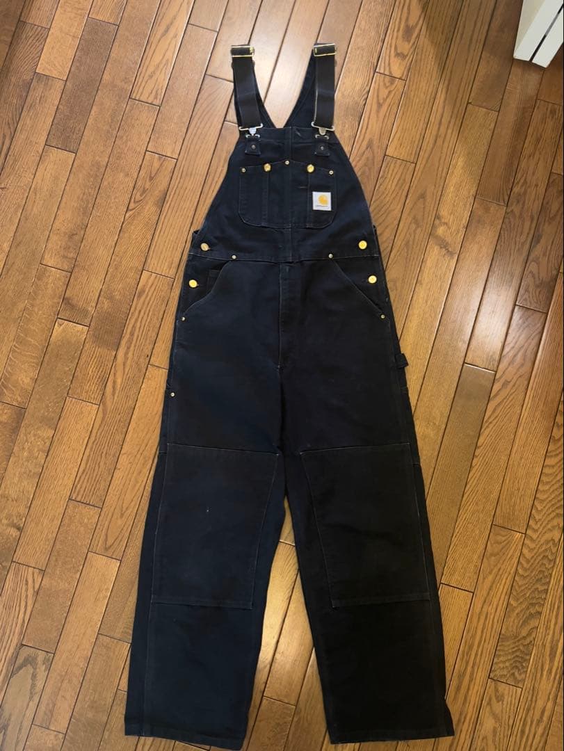 【Carhartt】オーバーオール ブラック