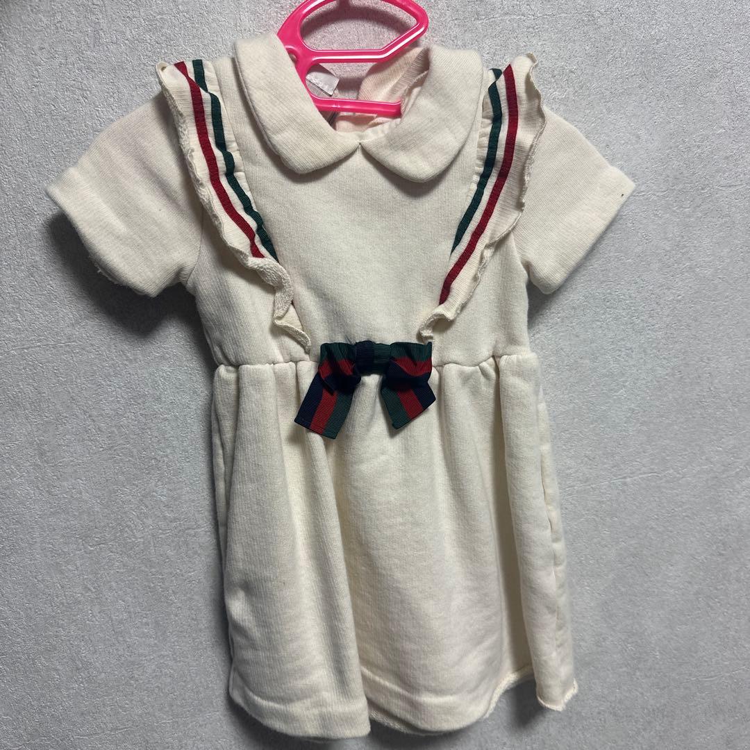 GUCCI アイボリー スウェットワンピ