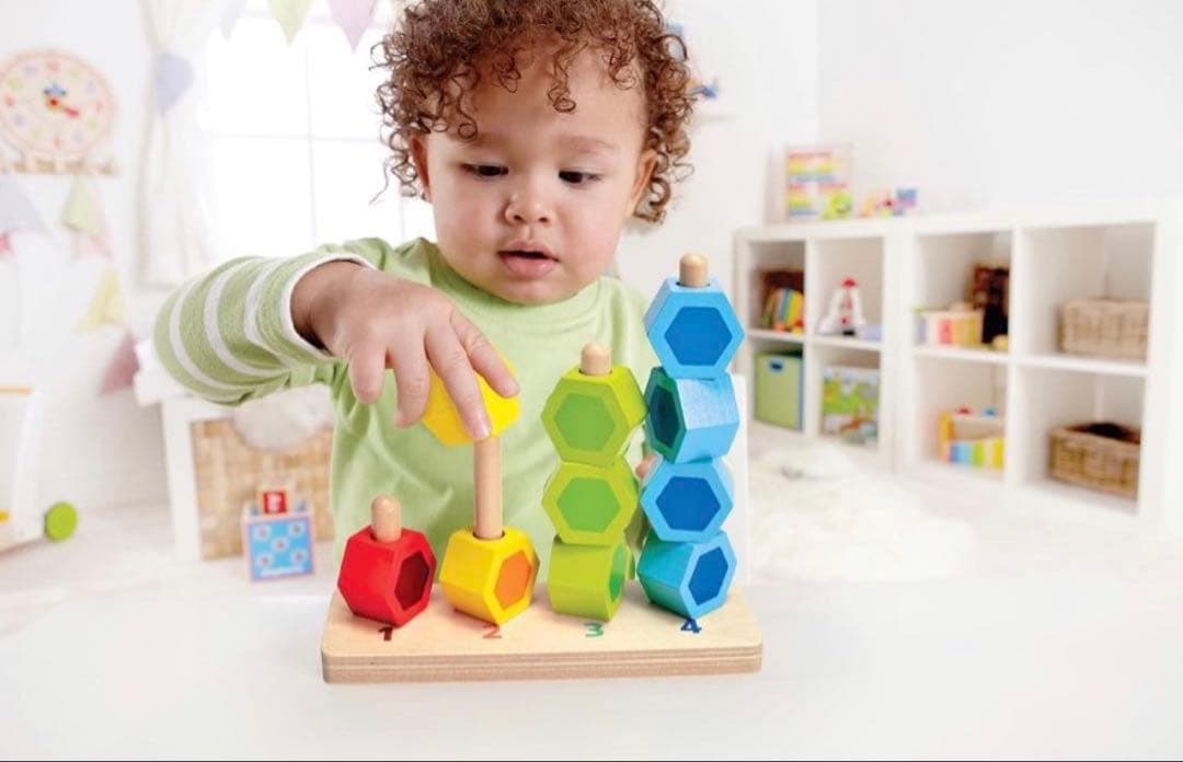 お得】厳選一歳からのこだわり知育玩具ユシラ社ディスクキューブ
