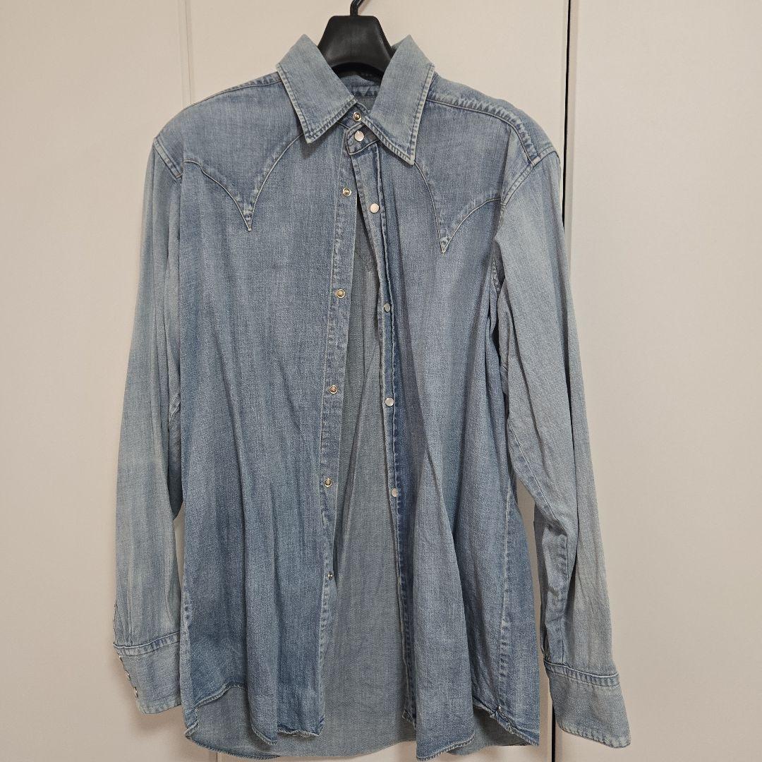 トップス MAATEE&SONS WESTERN FADE INDIGO