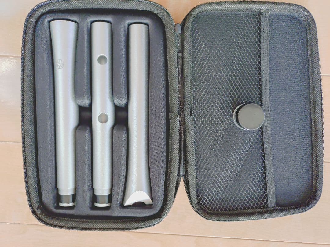 メタル尺八　一尺八寸　清月 五孔　シルバー 　ケース、グリス付き メタル尺八】清月1.8 | 清月閣