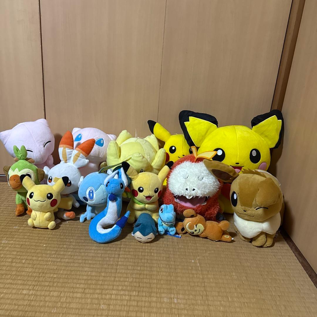 ポケモン ぬいぐるみセットまとめ売り - メルカリ