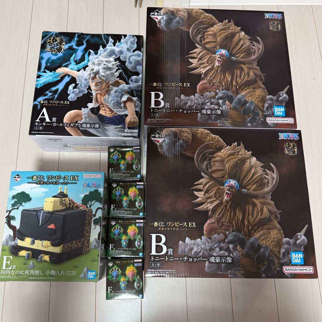 ワンピース一番くじ 悪魔を宿す者達 vol.3 フィギュア他セット - メルカリ