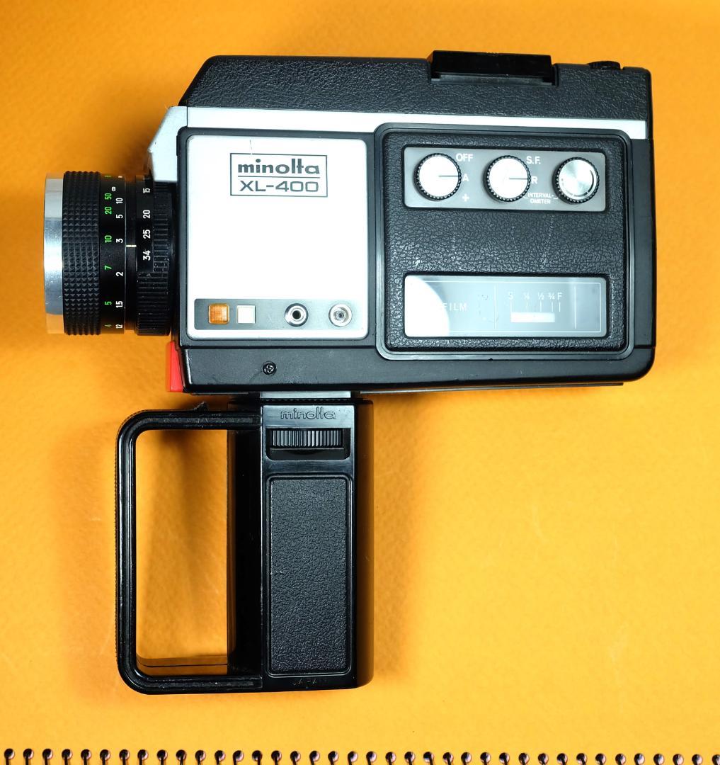 レトロ 希少品 Minolta XL-400 8mmカメラ 主要動作確認済